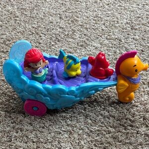 Little People Disney Ariel's Little Mermaid Light Up Musical Sea Carriage